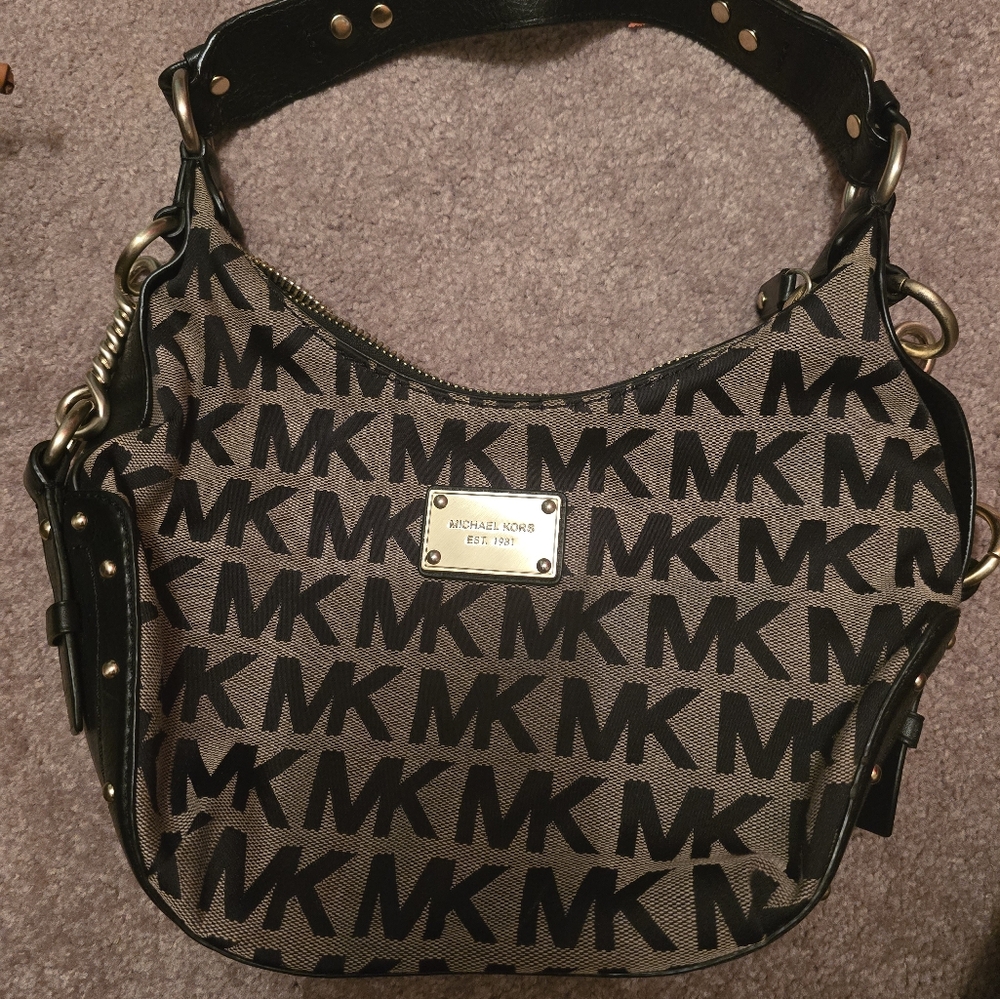 Michael Kors Black and Brown Women's Bag